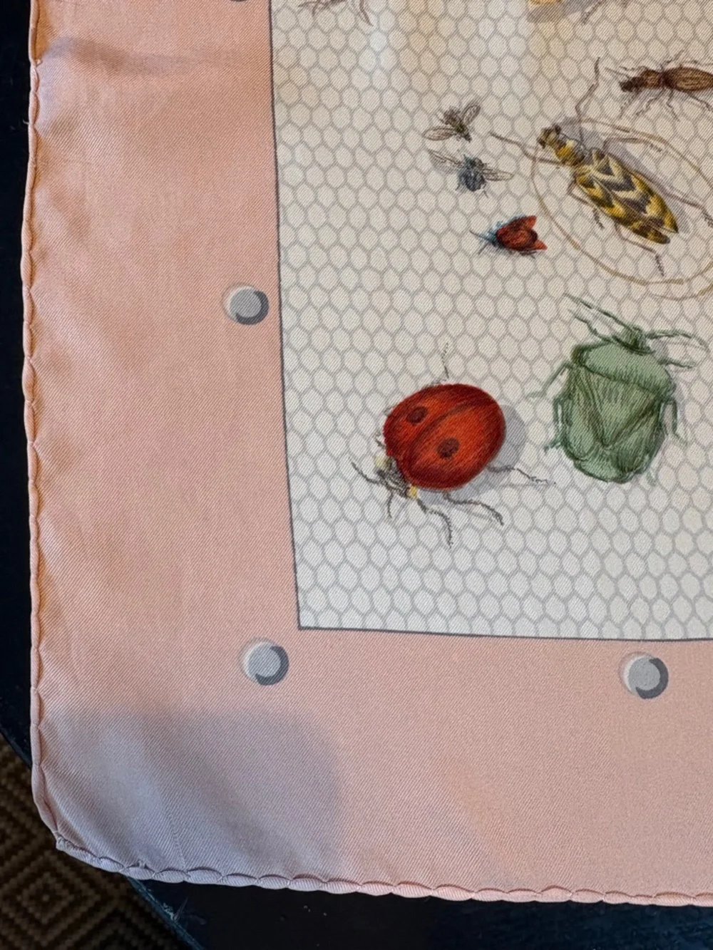 Hermes Les Insectes Silk Scarf